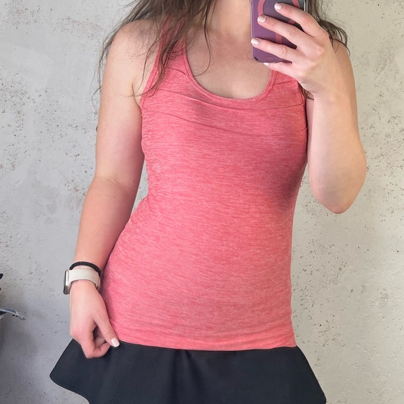 Oiselle Activewear Super Soft Heathered Tank Top Pink Red Size XS/S - Picture 1 of 14